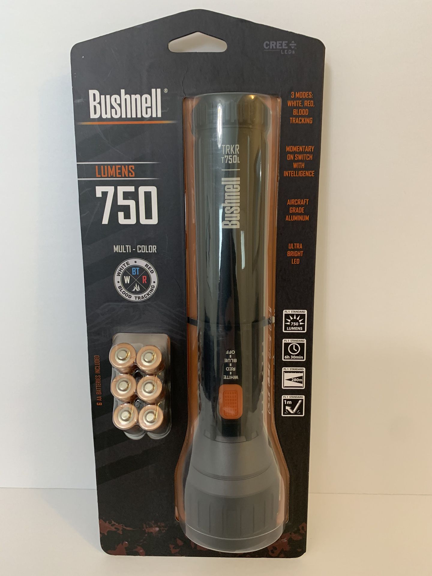NEW - Bushnell TRKR T750L 750 Lumen Flashlight