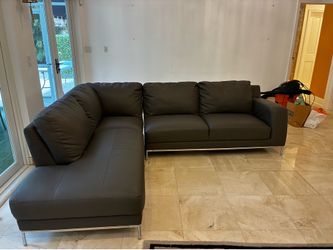 Sofá modular gris oscuro