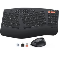 Ergonomic Keyboard and Mouse Wireless Combo