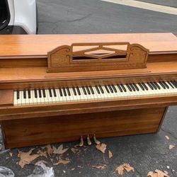 Ivers & Pond Piano With Bench And Sheet Music