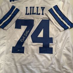 Bob Lilly Signed Jersey
