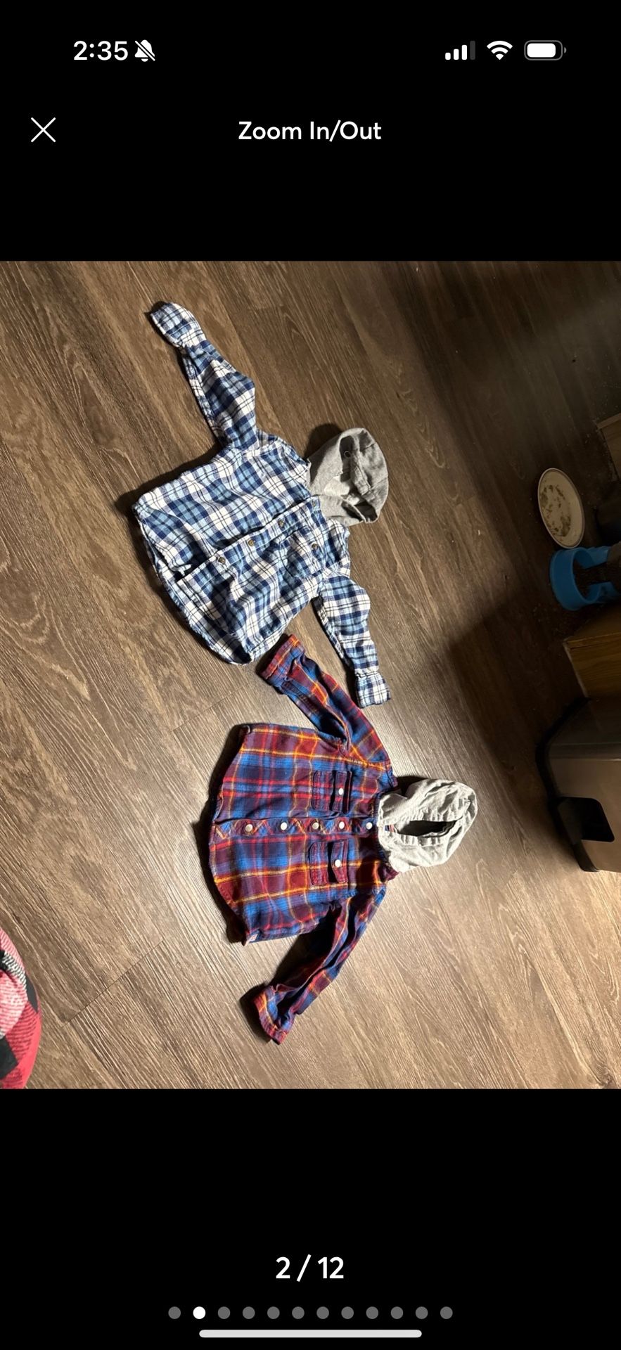boys hoodies size 2T lot