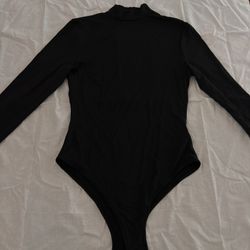 Black Long Sleeve Bodysuit