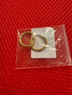 Pandora loop earrings