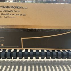 4k LG monitor ultra wide curved 34 in