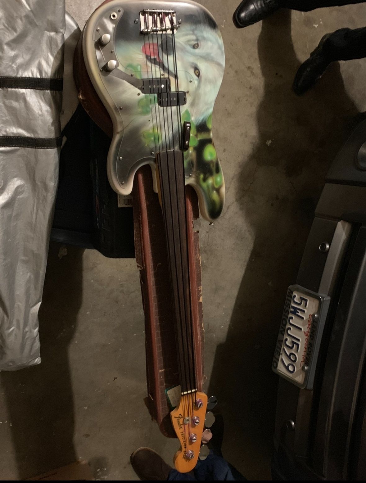 Classic Fender Bass Guitar