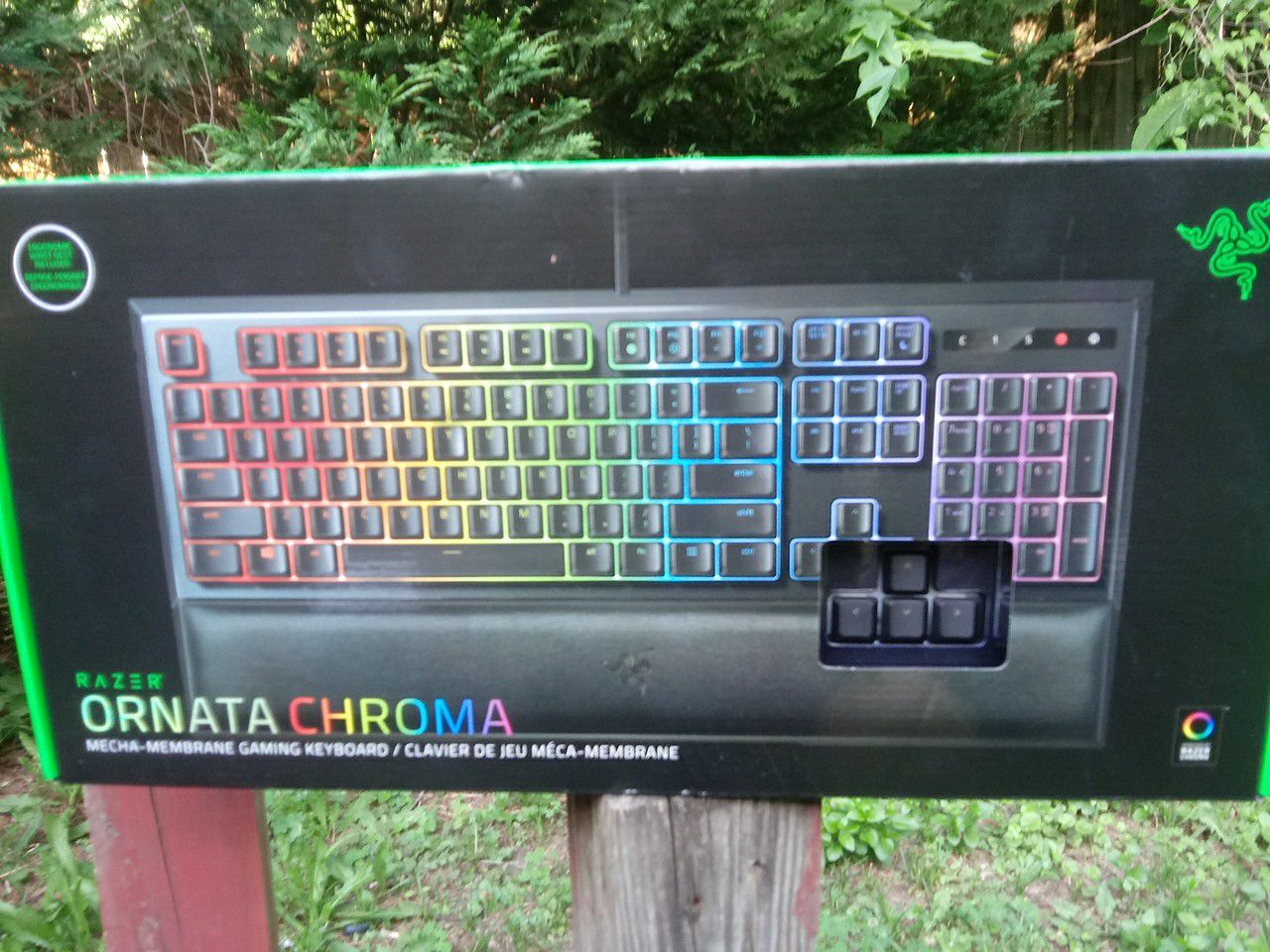 Razer Ornata Chroma - Mecha-Membrane Gaming Keyboard. Razer Model: RZ03-02040200-R3U1