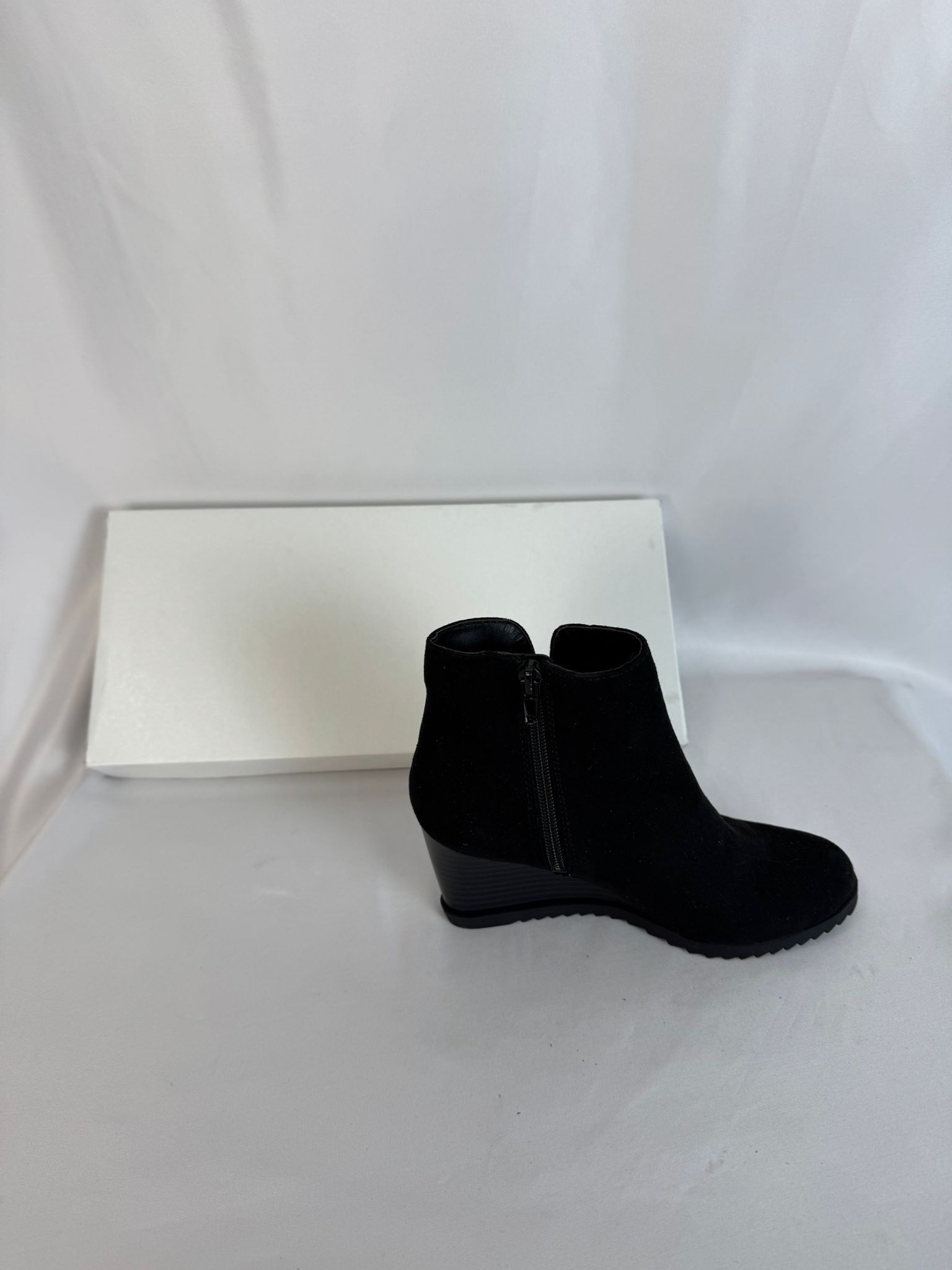 Style Co Haidynn Wedge Booties Black