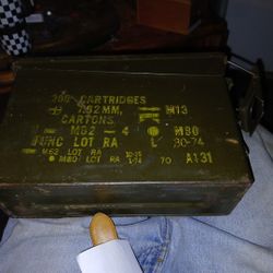 Military Ammunition Box