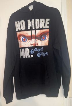 Child’s Play Chucky “No More Mr. Good Guys” Men’s Black Graphic Hoodie - Size 2X