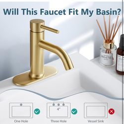 Brushed Gold Bathroom Faucets gold And Nickel And Black  A42