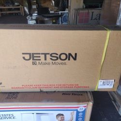 Jetson Loomis Electric Scooter - Gray: Bluetooth, Folds, Hand-Operated Brakes, LED Lights