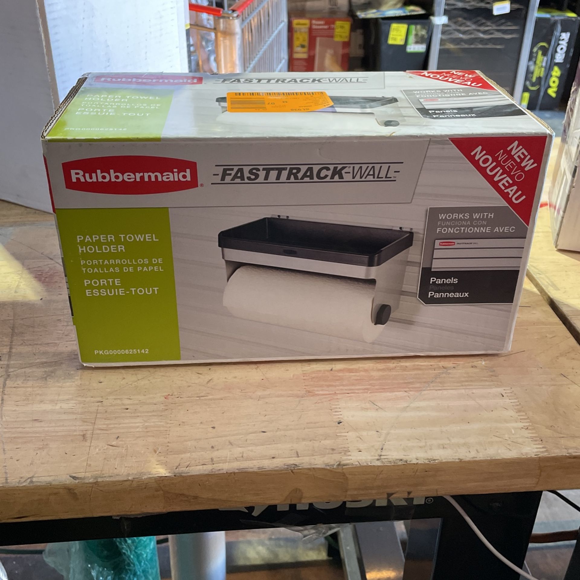 Rubbermaid, Garage Wall Storage Panel System, Paper Towel Holder