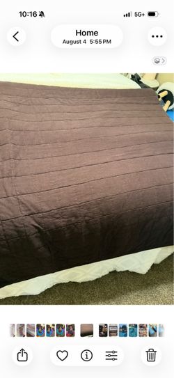 Casaluna queen bedding never used