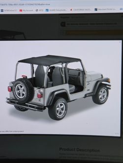 Bestop bikini top for 2003 to 2006 jeep TJ