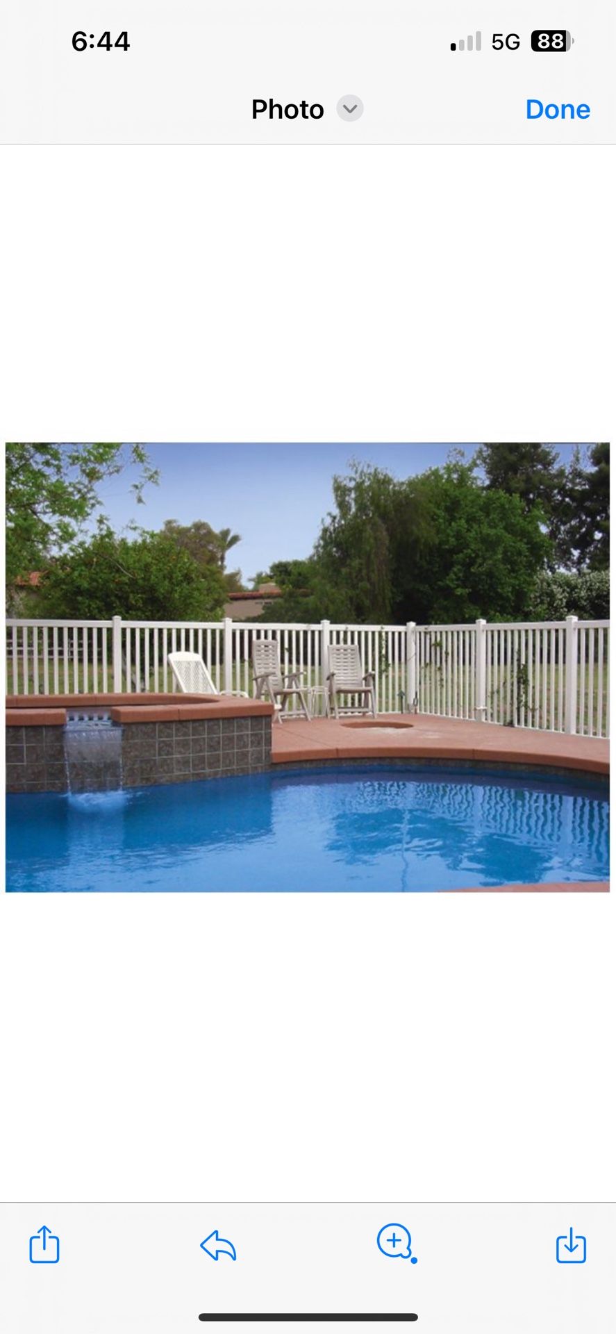 2 White Sections 38 Inch  Hampton Fencing 12 Ft