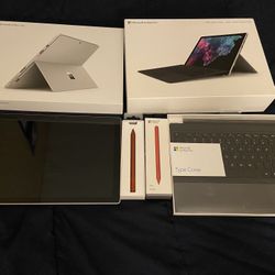 Microsoft Surface Pro 6 + Microsoft Pen And Keyboard