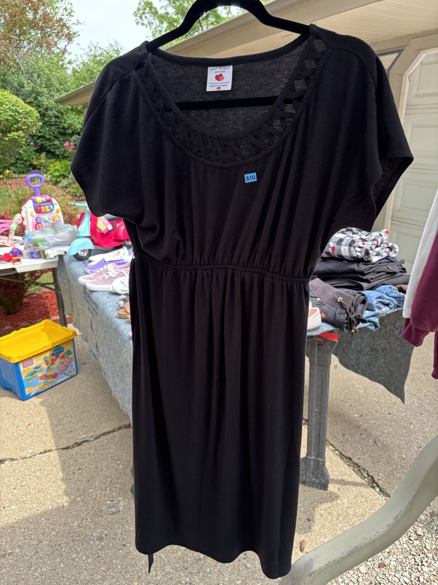 Maternity women summer dress size M black