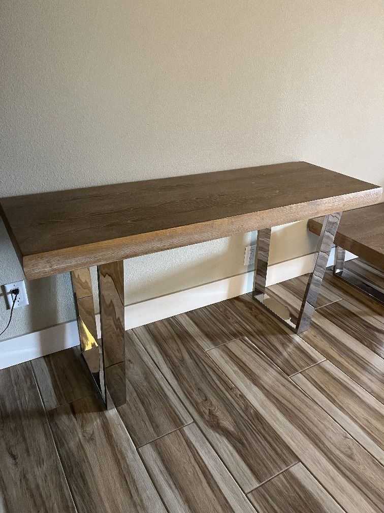 Coffee table with matching entry table
