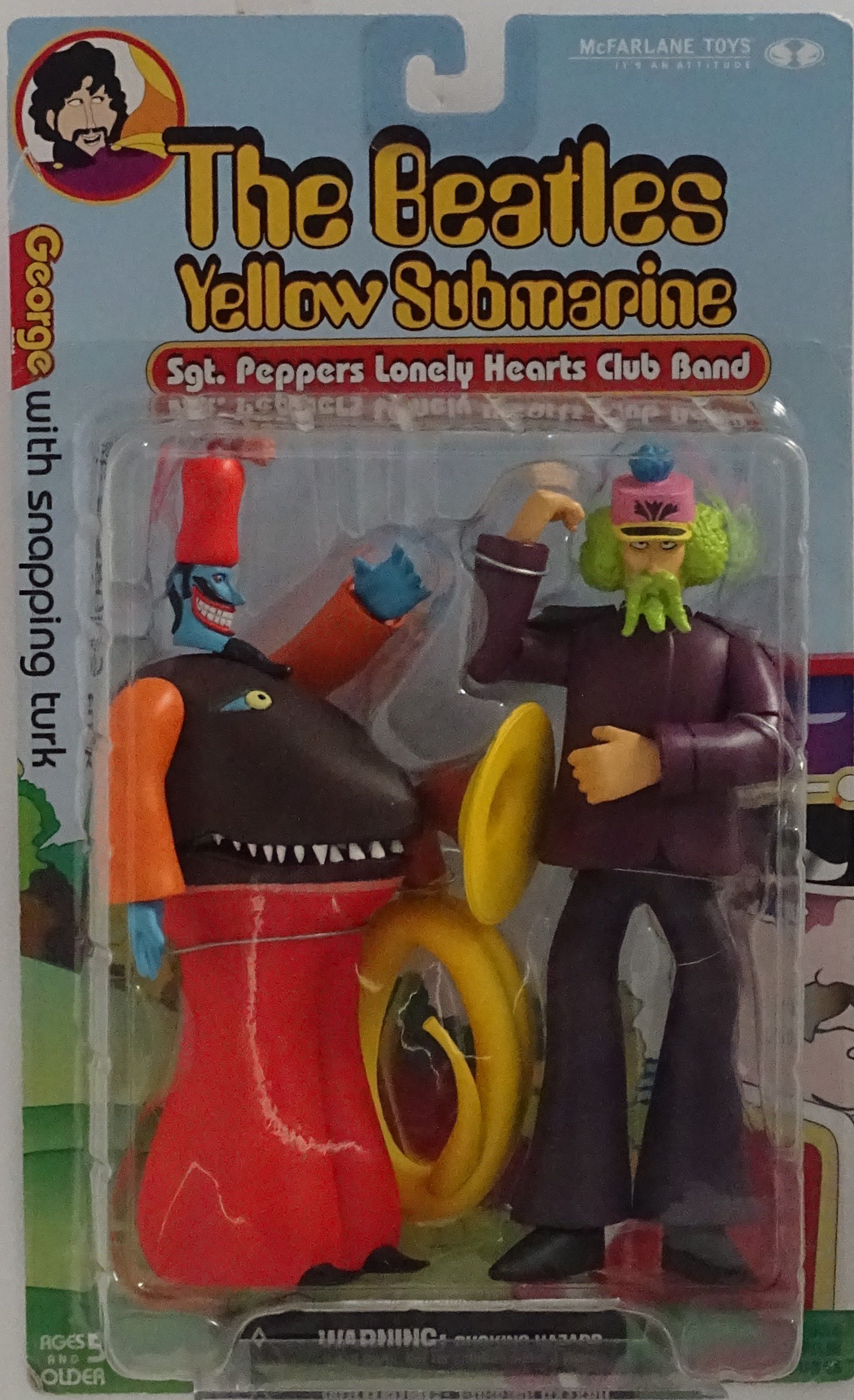 The Beatles Yellow Submarine George W/ Snapping Turk Action Figure Collectible