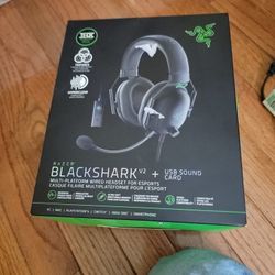 Razer Blackshark V2 Headset W/usb Card 