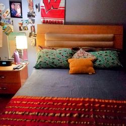 Queen Bed, Dresser & Night Stand