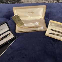 Vintage Writing Pens (Parker, Bradley, Arpege & Chanel No. 5