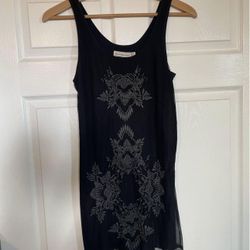 A&F Black Beaded Dress
