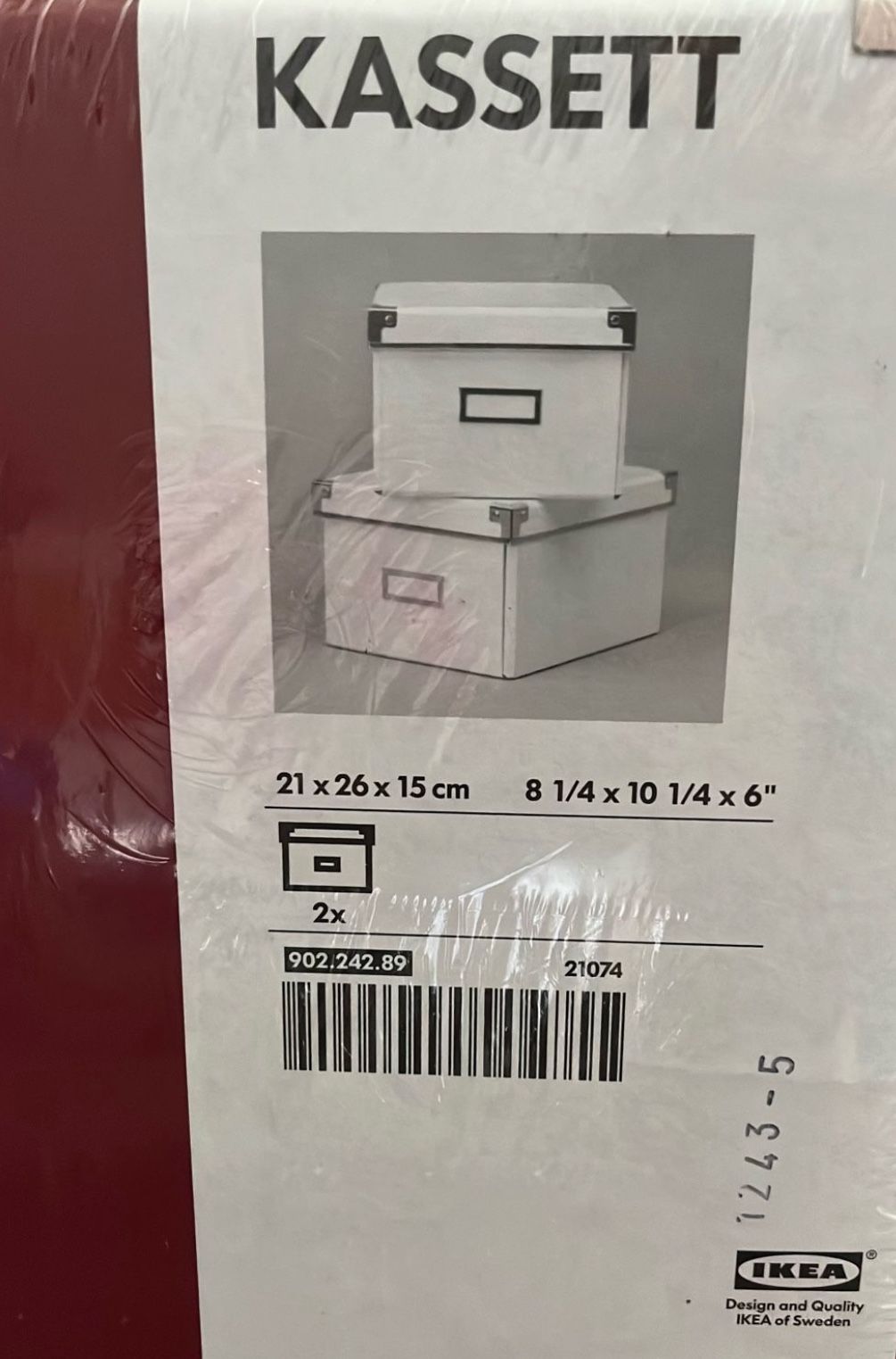 IKEA STORAGE BOXES NEW