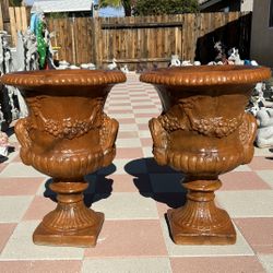 New Flower Pots Made Out Of Cement Perfect Gift 🎁 