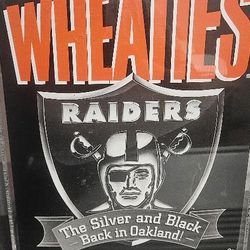 1995 Wheaties Raiders Unopened Box