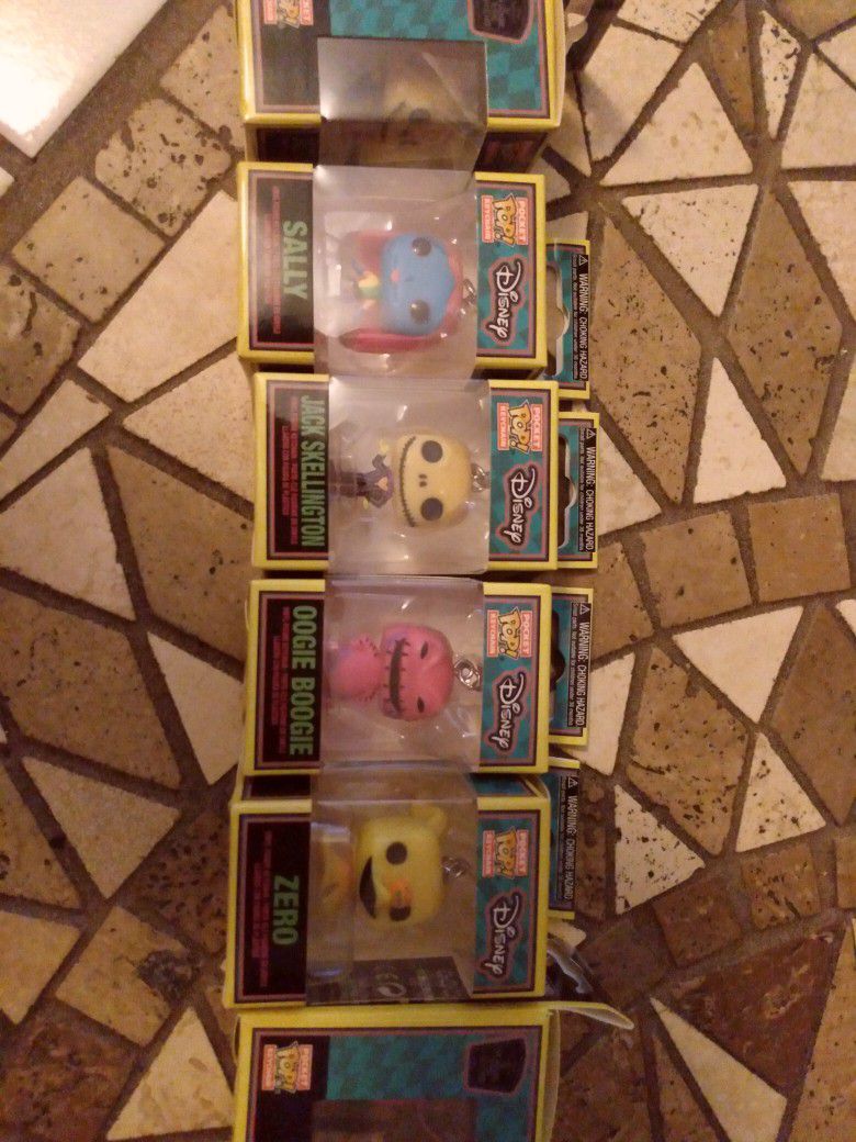 Brand New Pocket Pop Keychain Nightmare Before Christmas $7 Each 3 For 20