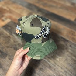 Hat Club Exclusive SOLD OUT Atlanta Braves camo bape 59fifty New Era Fitted  Hat with for Sale in Whittier, CA - OfferUp