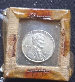 1943 Lincoln Steel Penny in Holder