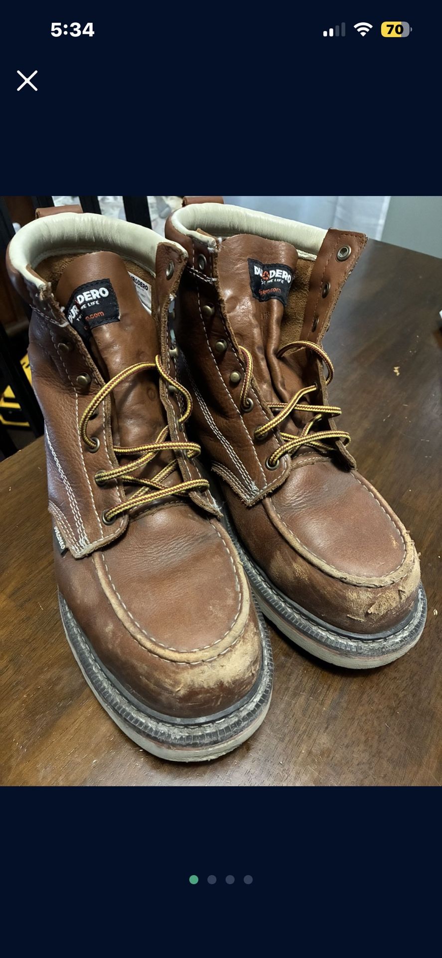 Durdero Steel Toe Boots