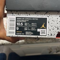 Jordan 4s Seafoam Green