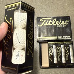 Titleist 384 Tour 90 Balata Dozen