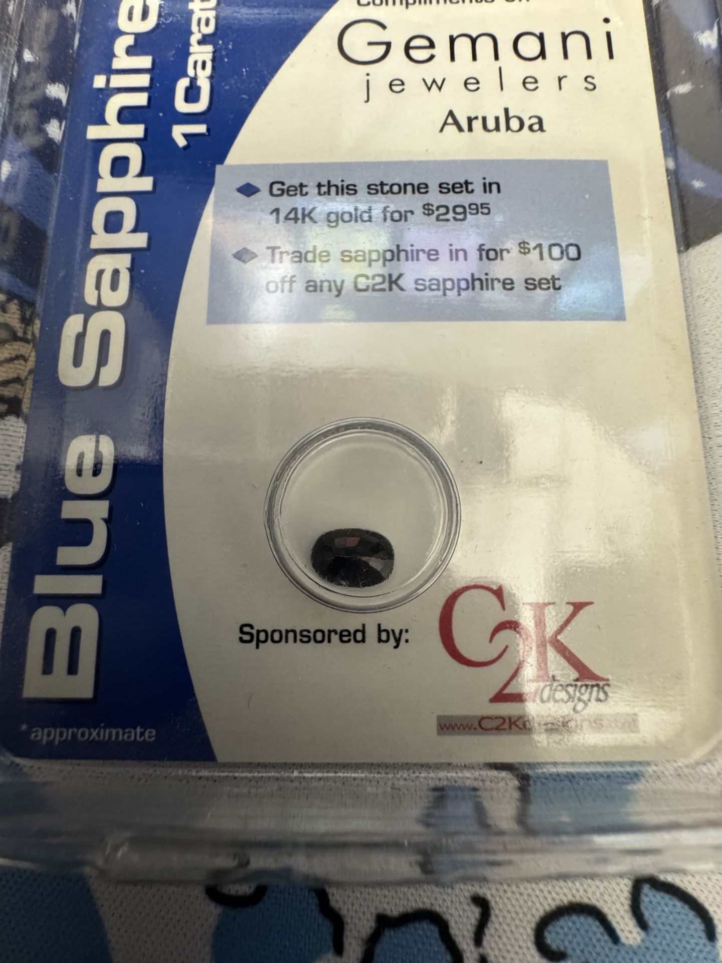 1 Ct Oval Blue Sapphires 7x5mm