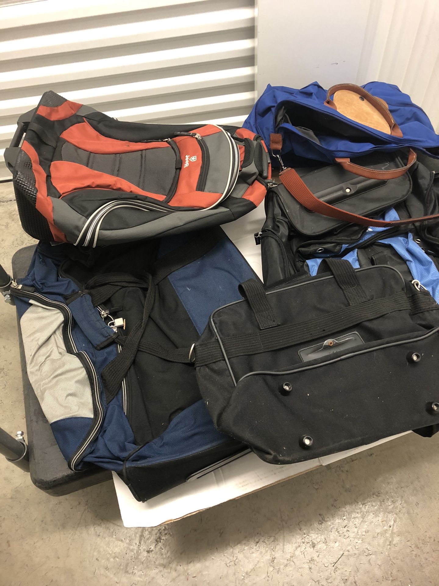Carry bags and ruck