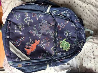 Backpack with lunch bag and lunch box