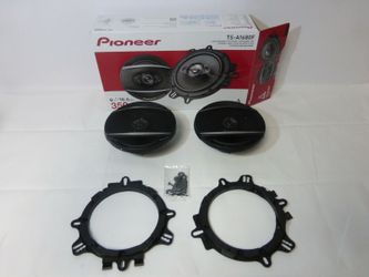 Pioneer TS-A1680F 350 W MAX 6.5" 4-Way 4-OHM Stereo CAR Audio COAXIAL Speakers