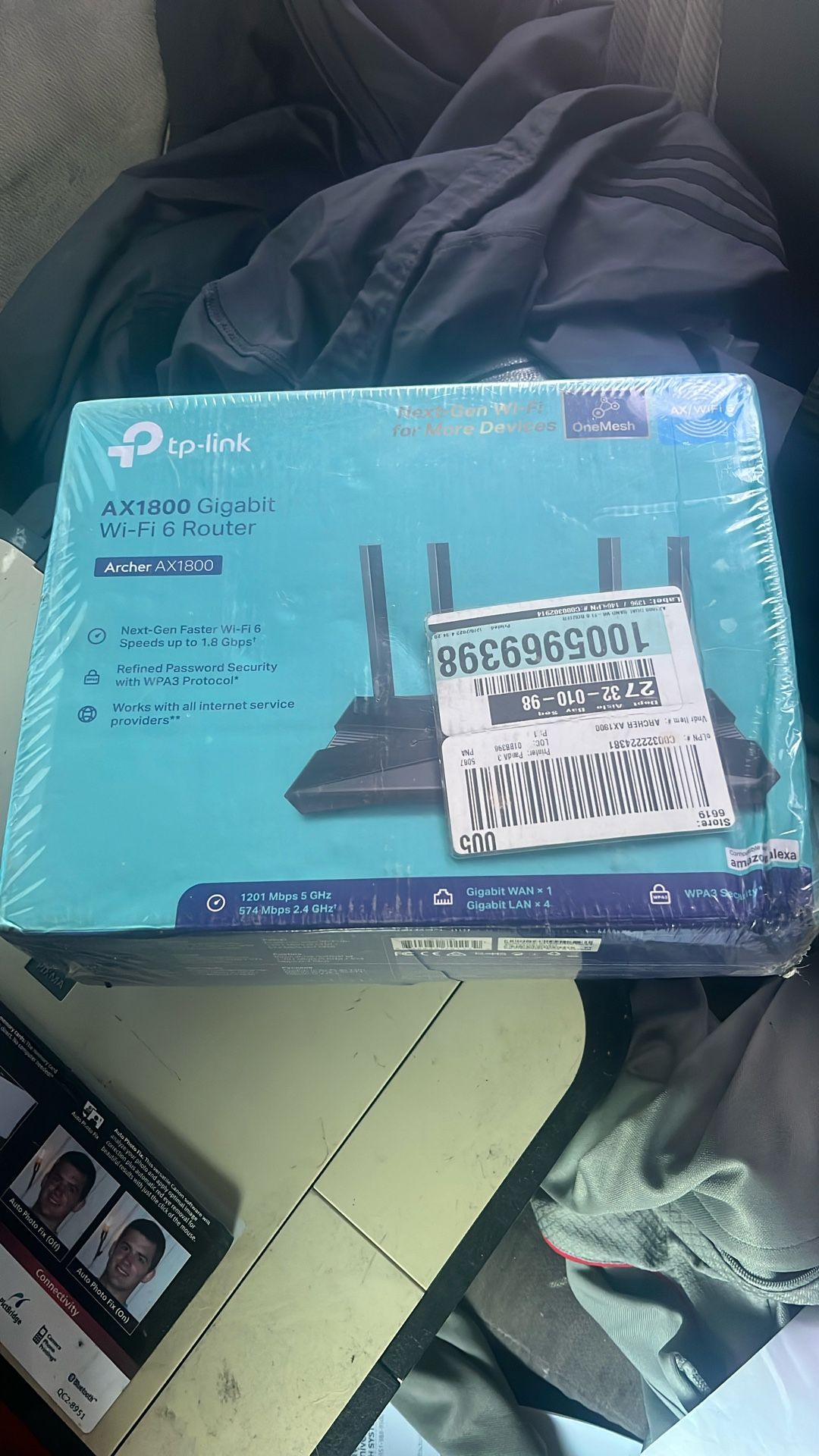 TP-Link WiFi 6 Router AX1800 Smart WiFi Router (Archer AX20) – 802.11ax Router
