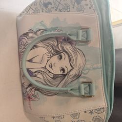 Loungefly Disney The Little Mermaid Blue Watercolor Satchel Bag