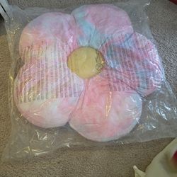 Cotton Candy Flower Pillow