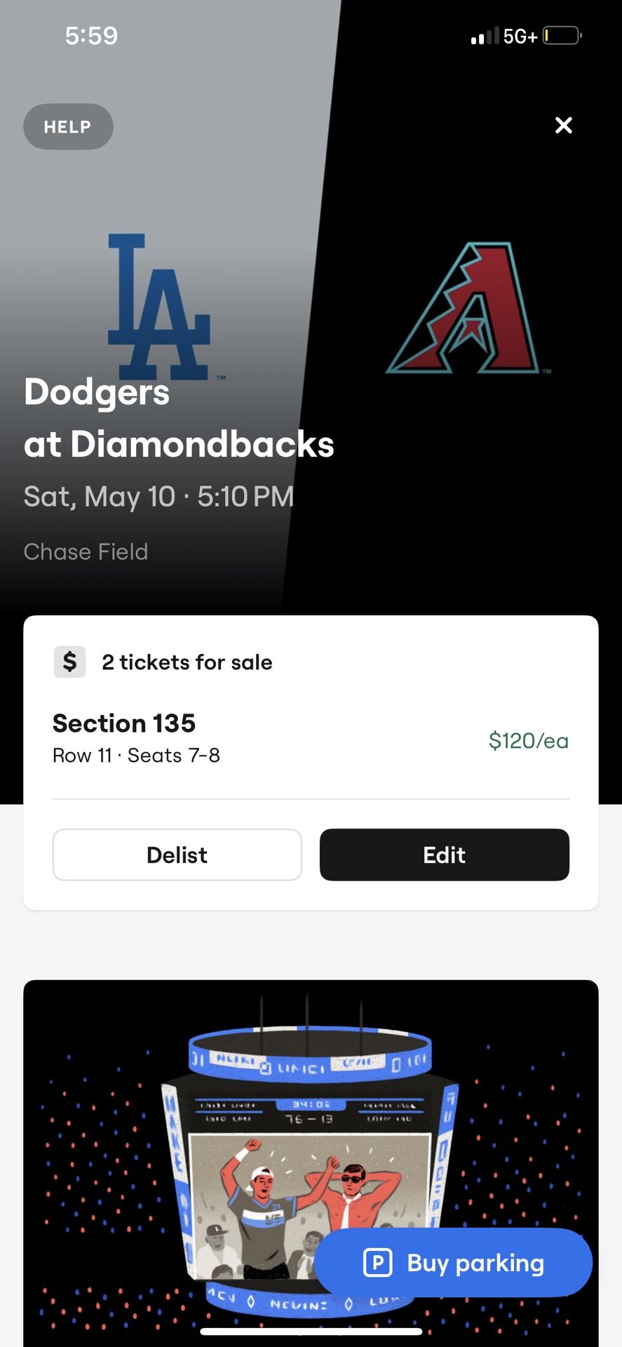 AZ D-Backs vs LA Dodgers