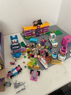 4 Lego Friends Sets + box and manual