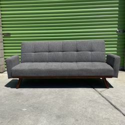 *Free Delivery* Modern Gray Wayfair Couch Sleeper Sofa Futon Bed