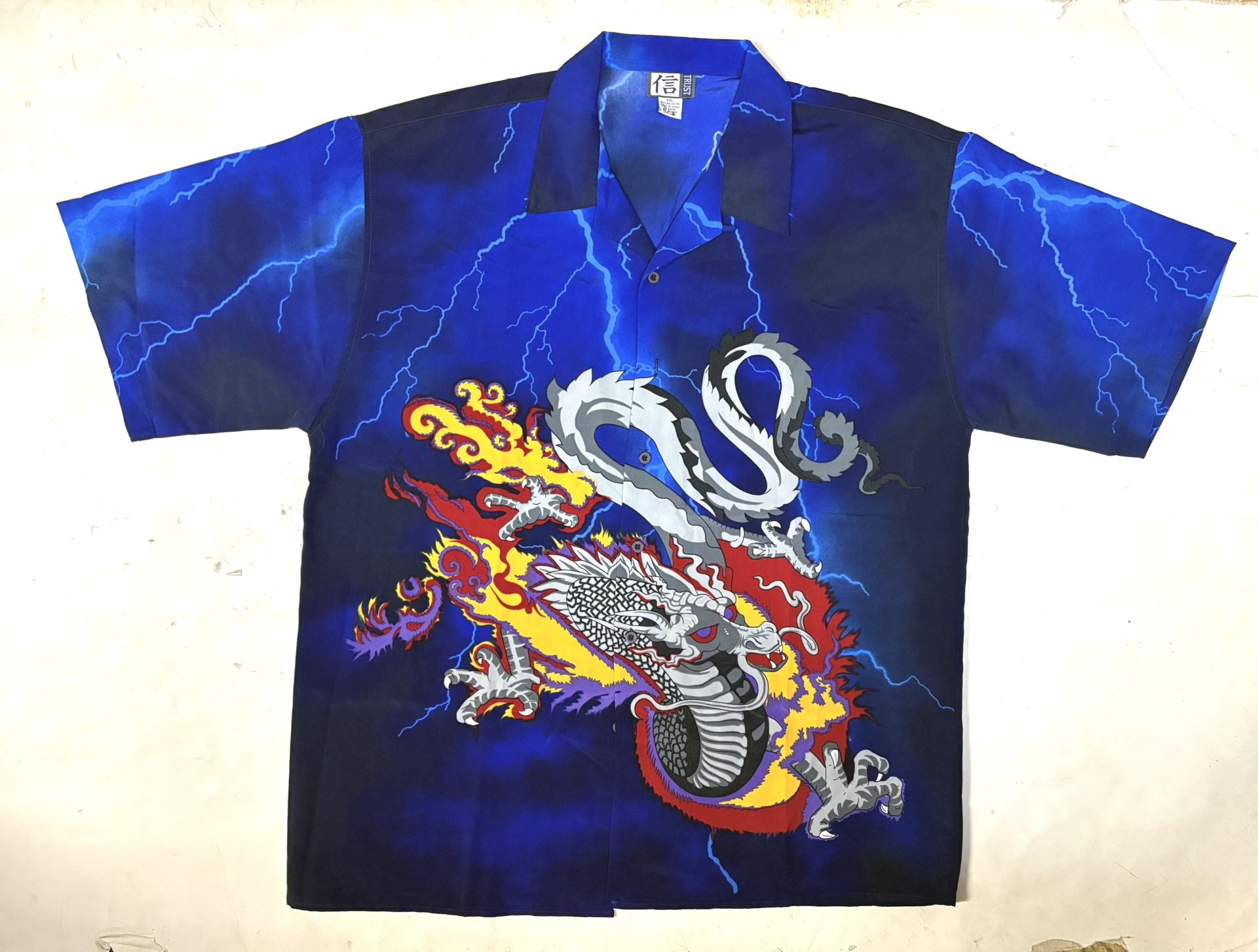 Vintage Trust Vintage Dragon Motif Shirt Size: 3XL