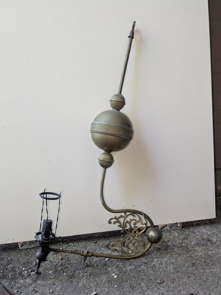 Antique Victorian Gas Lamp 