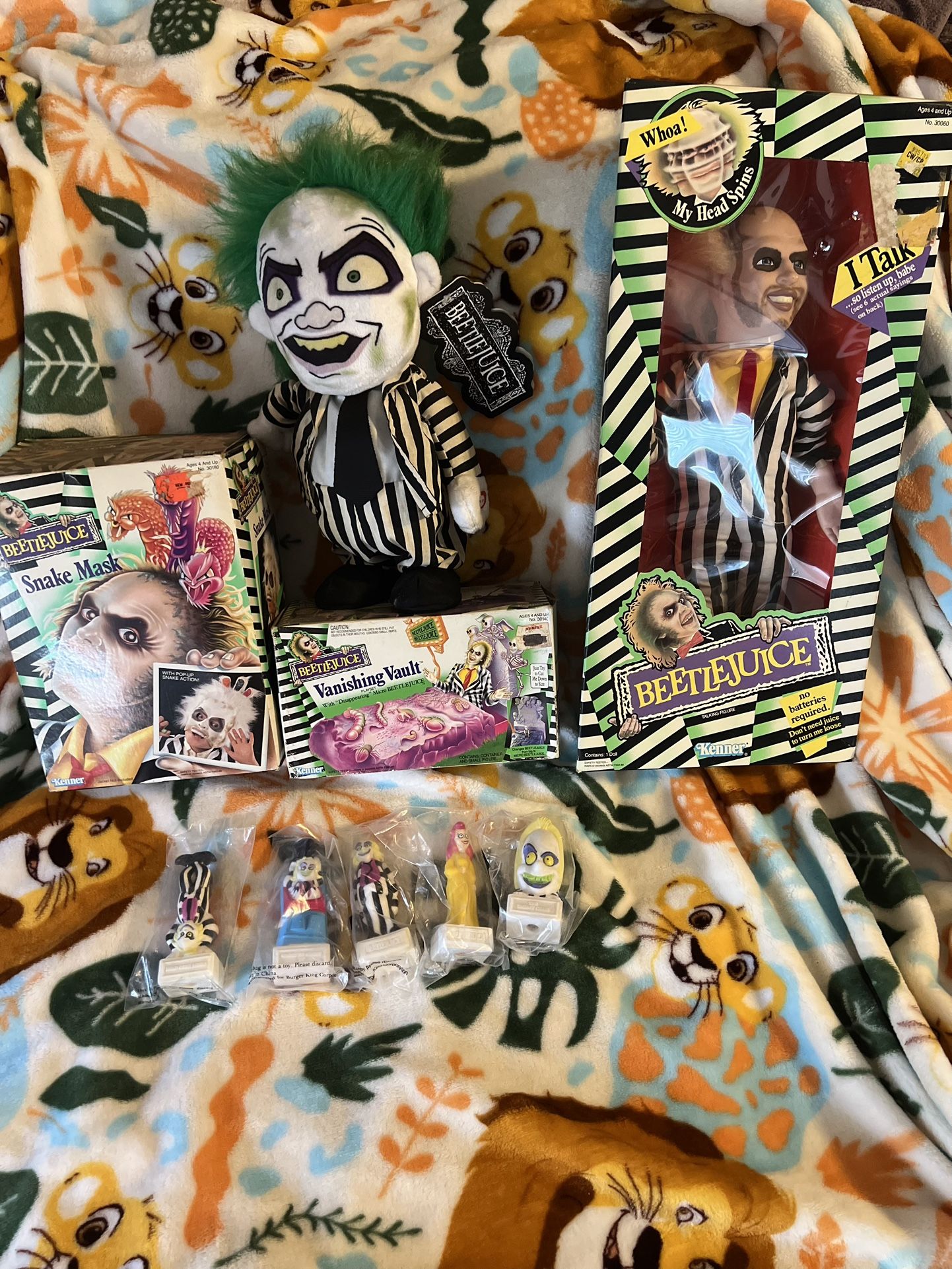 Rare 1989 Beetlejuice collectibles Unopened!